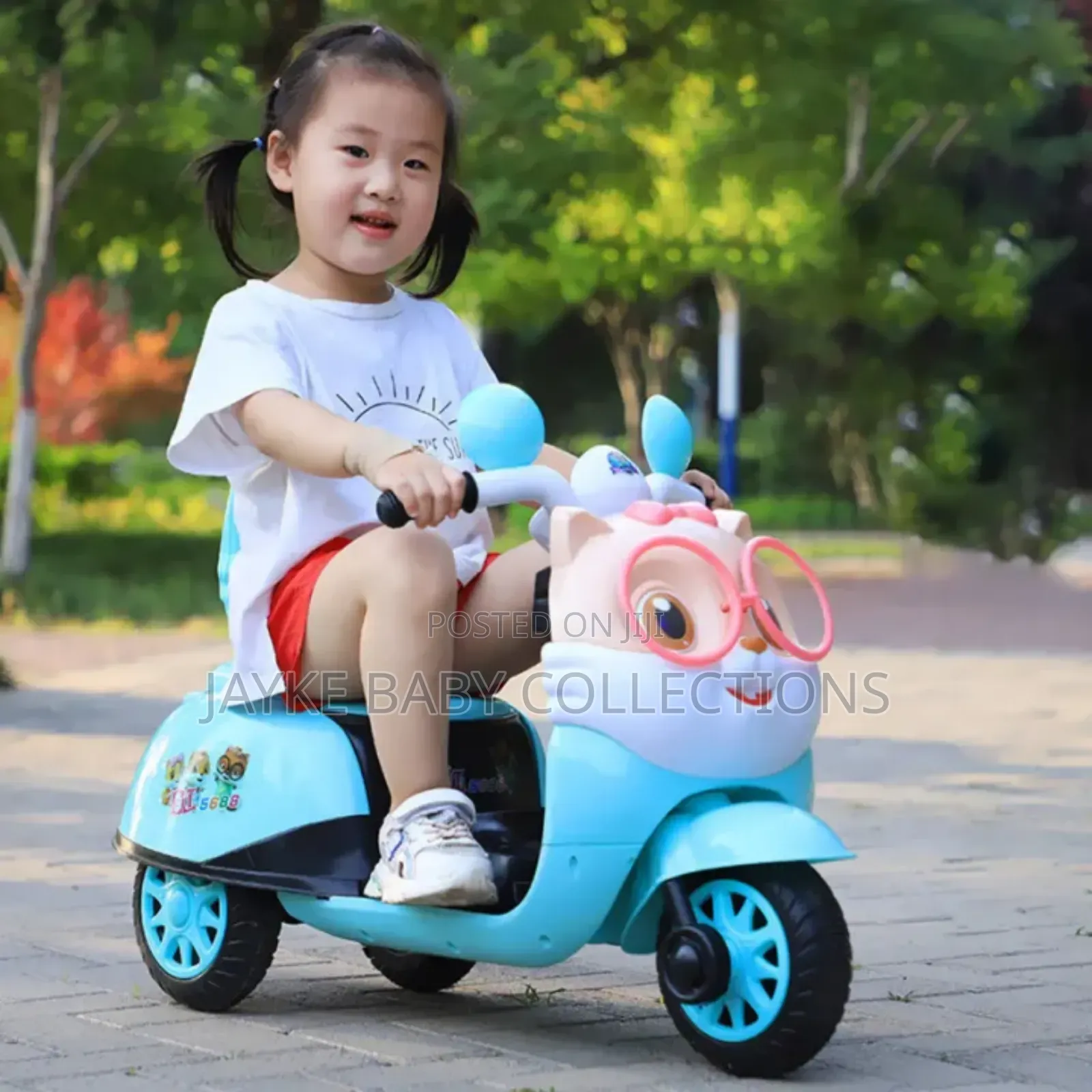 2–8y Kids Electric 3-Wheel Cartoon Motorbike | Safe Fun Ride