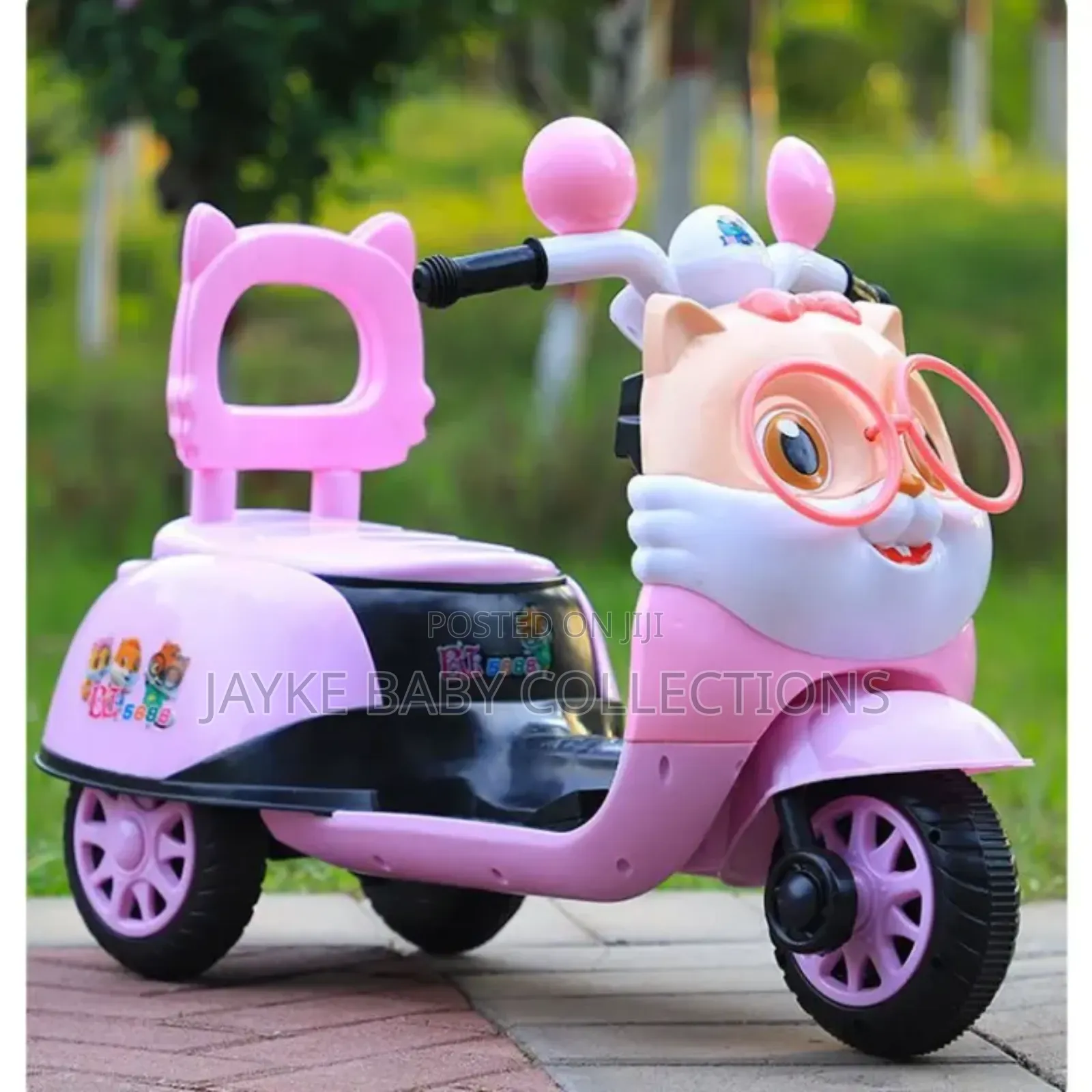 2–8y Kids Electric 3-Wheel Cartoon Motorbike | Safe Fun Ride