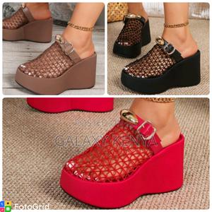 Wedge Mesh Slip Ons - thumbnail 2