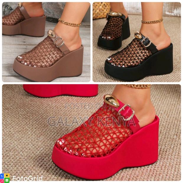 Wedge Mesh Slip Ons - main view