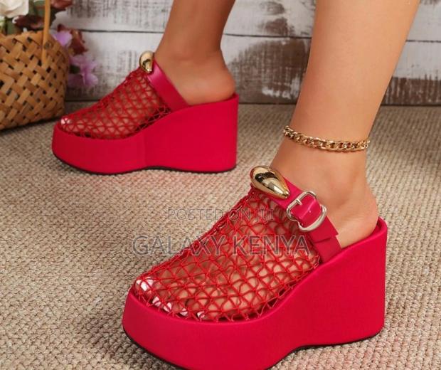 Wedge Mesh Slip Ons - thumbnail 3