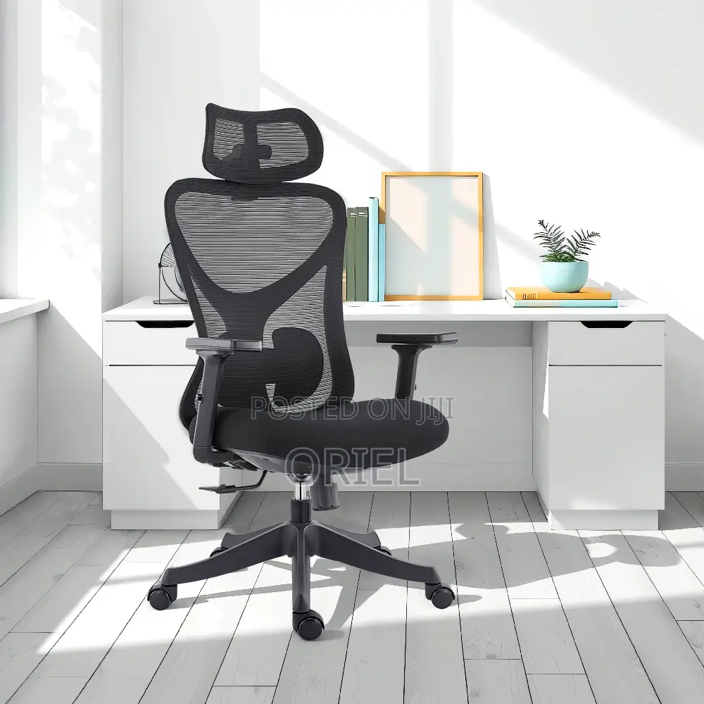 Office Chair : High-Back Ergonomic Office Chair