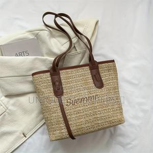 Unique Womens Rattan Handbag - main view