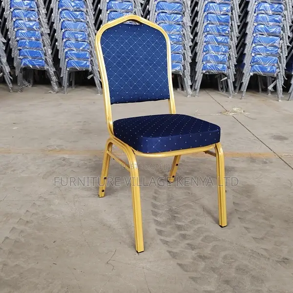 Stackable Banquet Hall Chair| Blue, Red & Black Colors