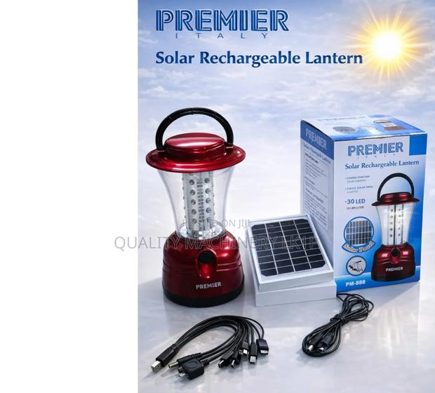 Premier Solar Rechargeable Lantern