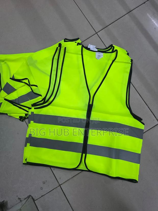Safety Reflective Jackets Zip - main view