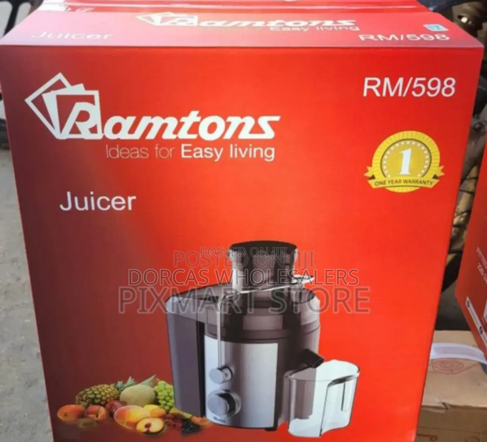 Model Rm/598 Ramtons Juicer. New Juicer