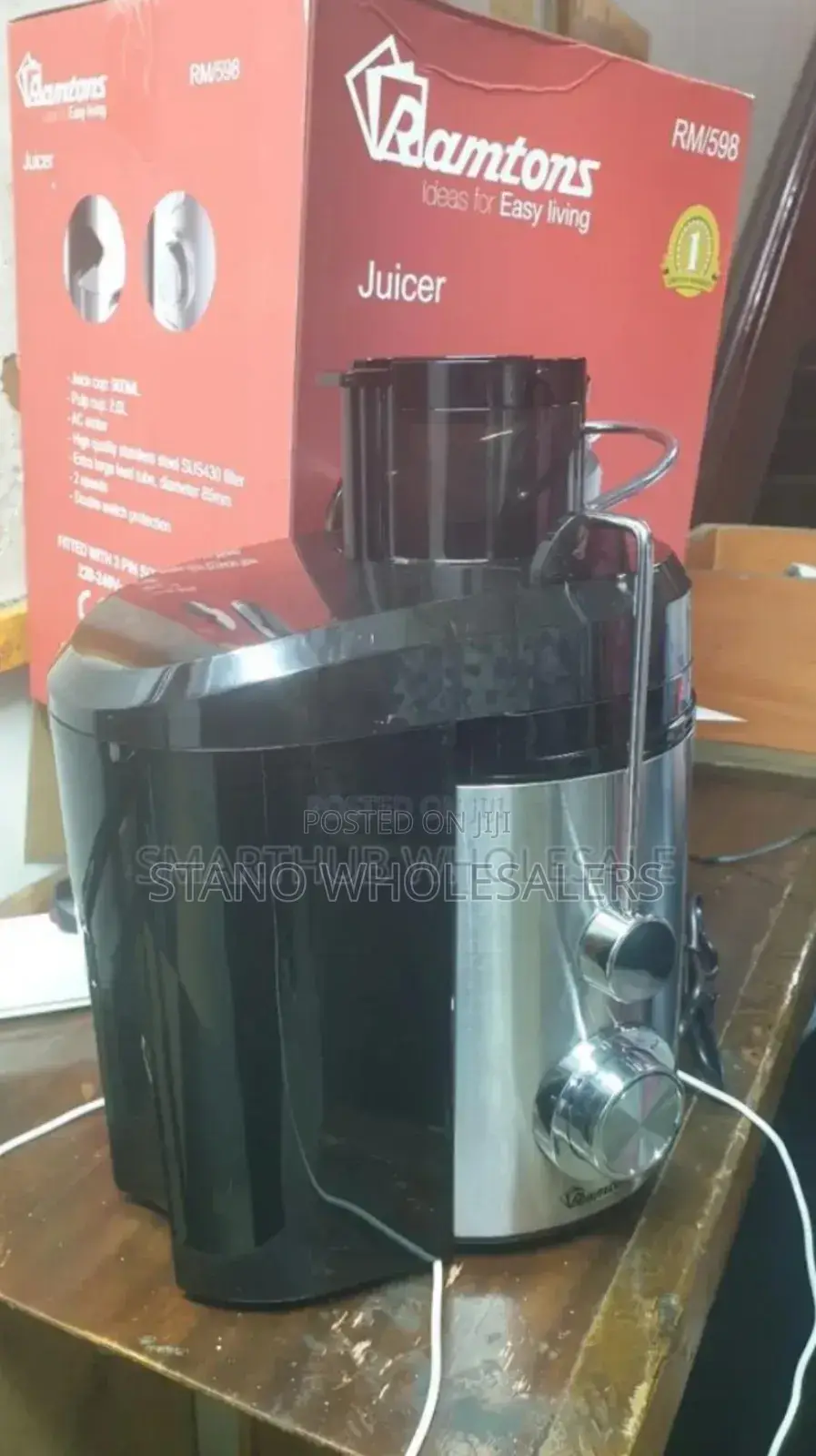 Payment on Delivery Semi Commercial -Ramtons Juicer