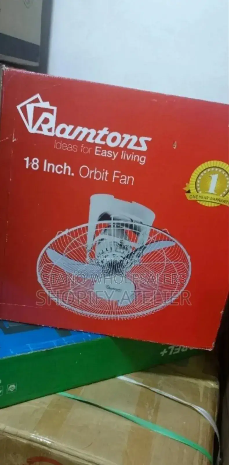 Model Rm670 New -Ramtons Orbit Fan 18inches