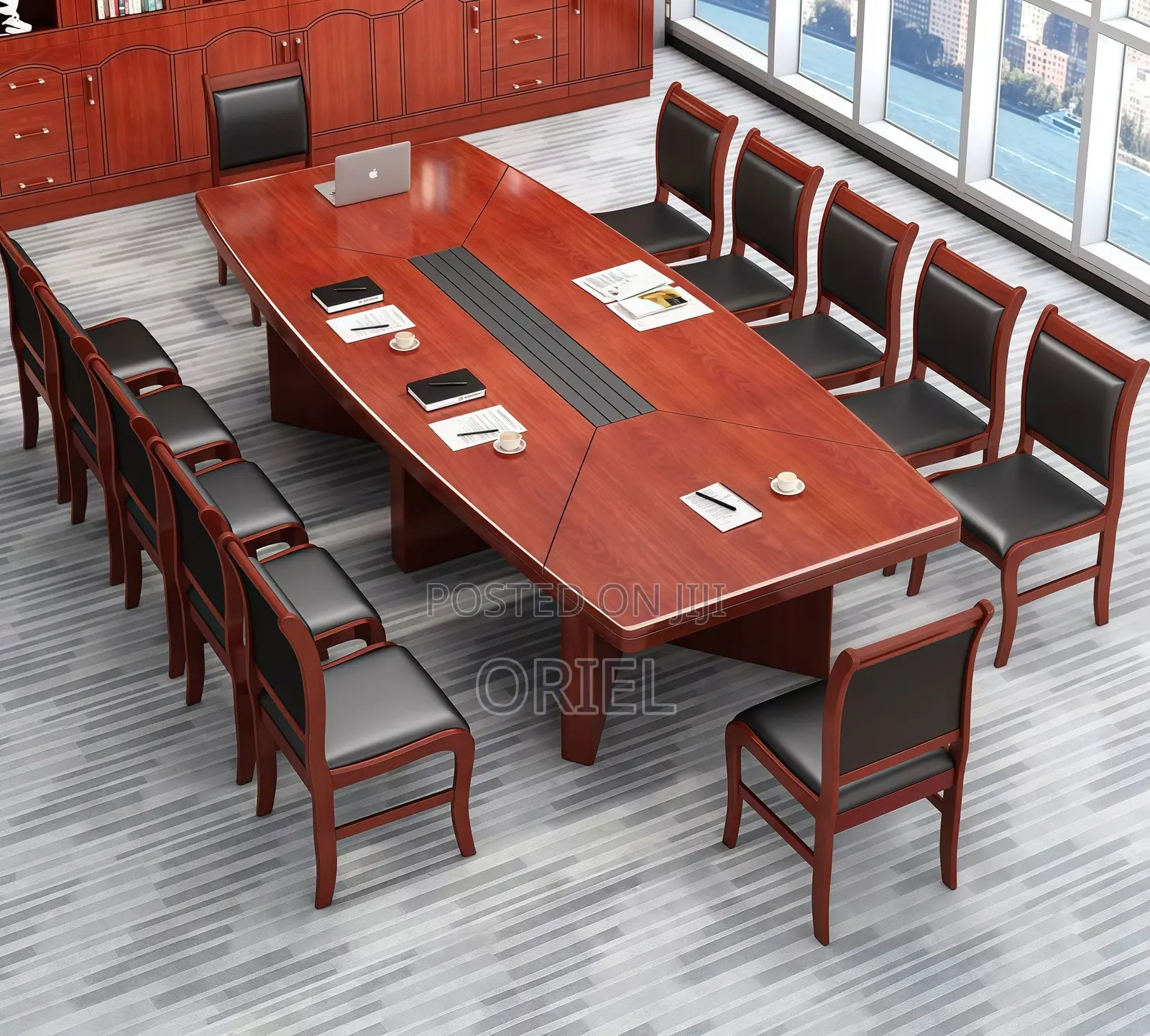 Office Boardroom Table : Executive Mahogany Boardroom Table