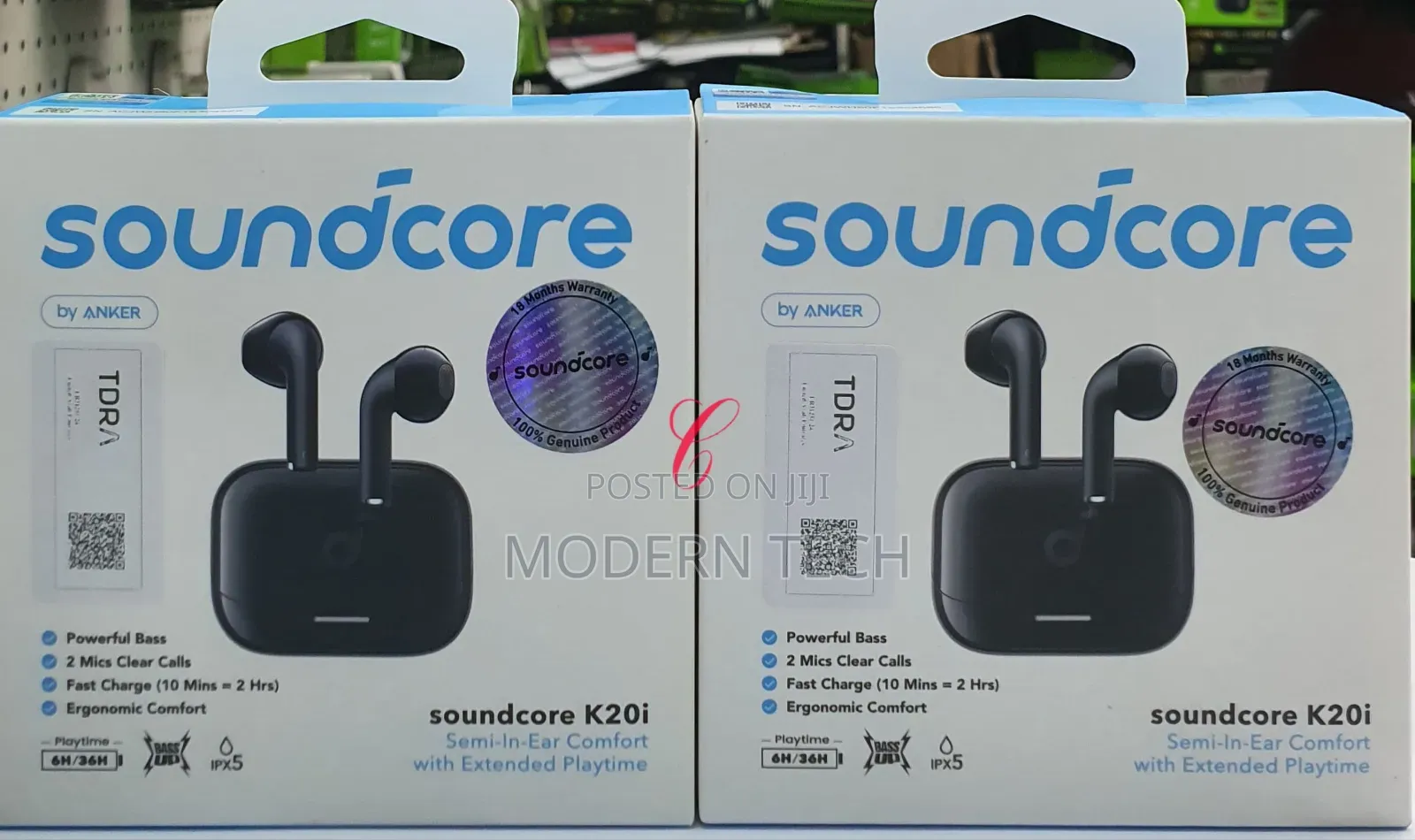 Soundcore *K20i* Semi in Ear Comfort *36hrs Playtime* Earbuds