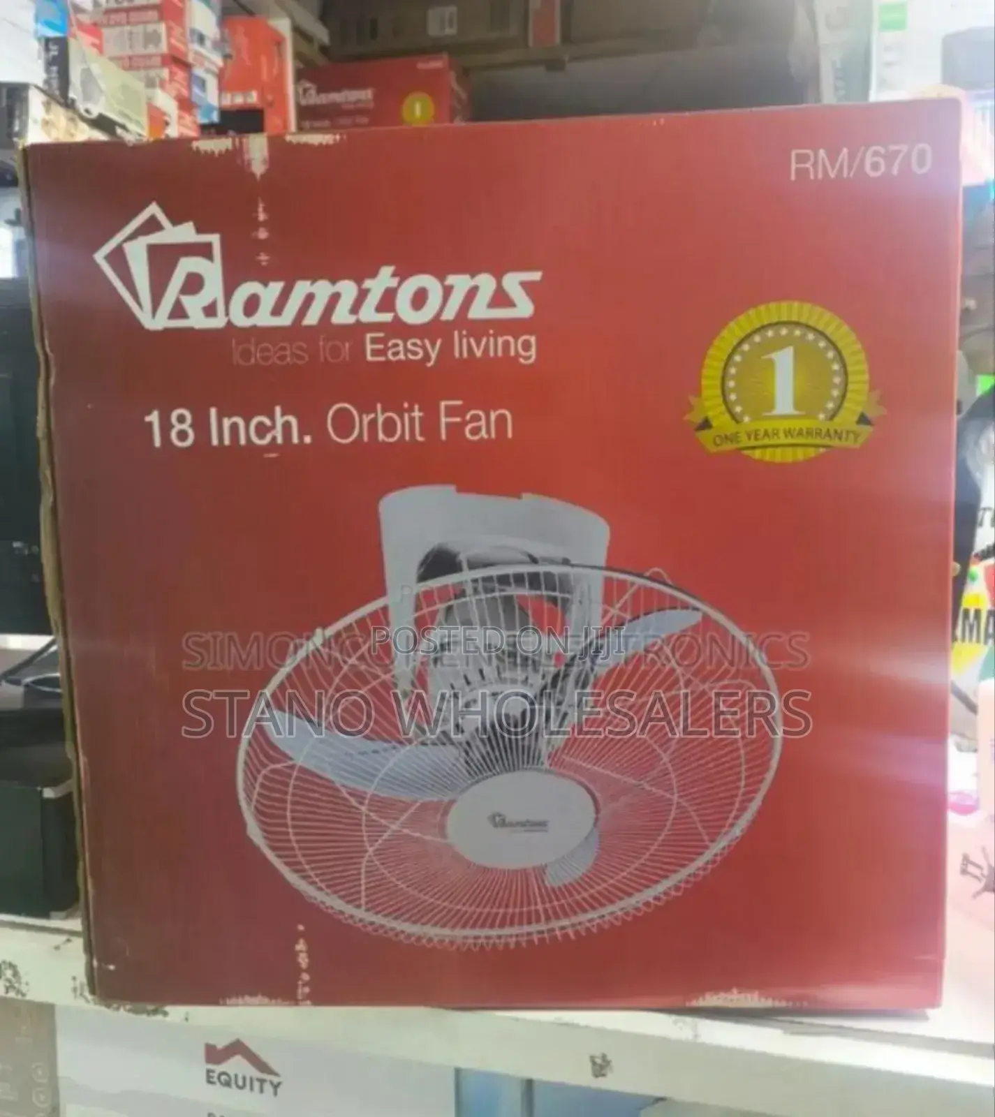3steel Blades. Original Ramtons Orbit Fan