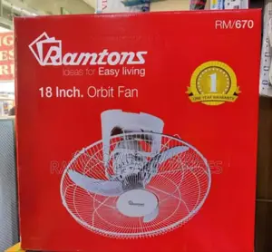 With Remote Control- Ramtons Orbit Fan