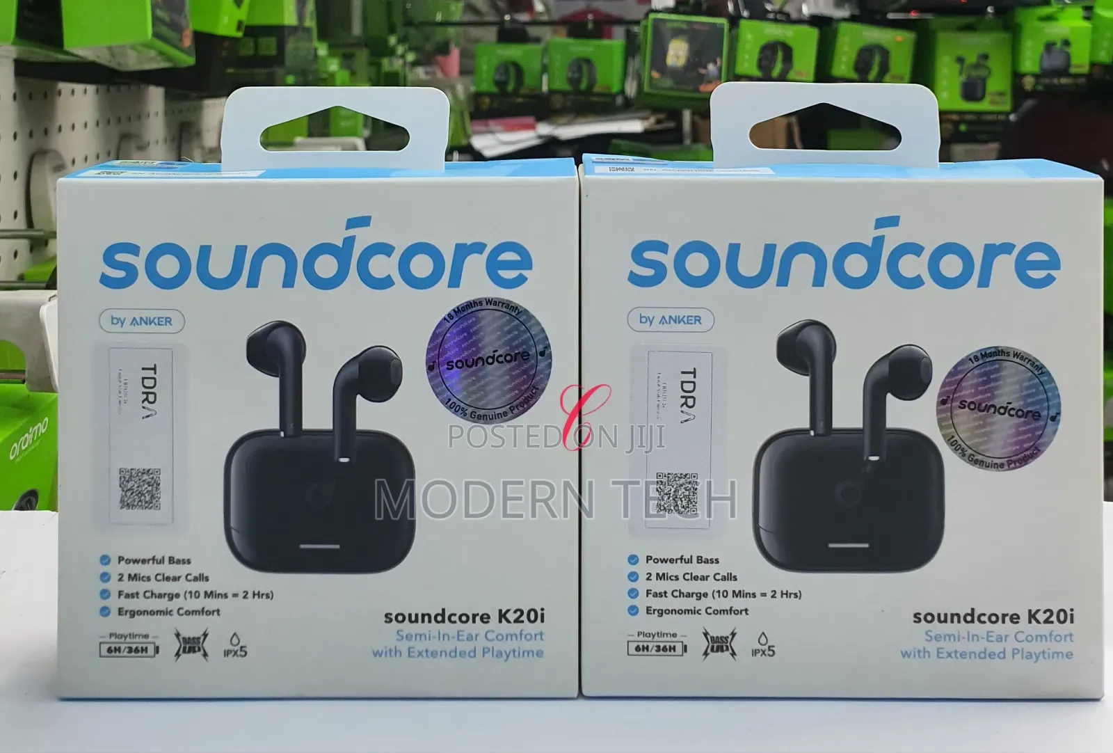 Anker Soundcore K20i Semi-in-Ear Wireless Earbuds 