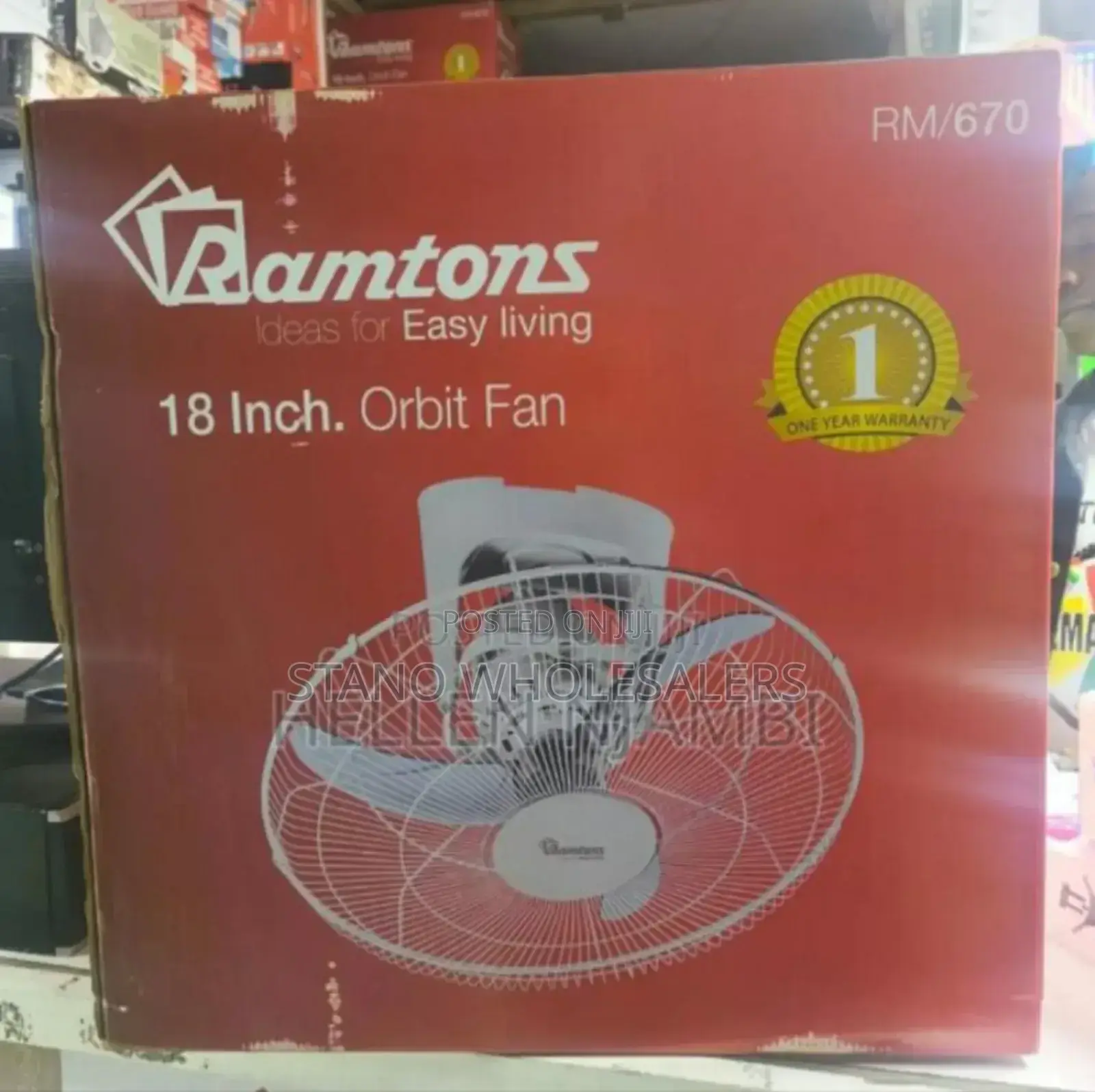 Rhamtons 18inches Mountain Orbit Fan Size 18inches