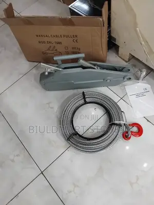 Manual Steel Wire Rope Pulling Device With Safety Latch Hook