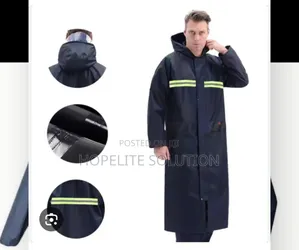 Heavy Duty Rain Coat With Hood