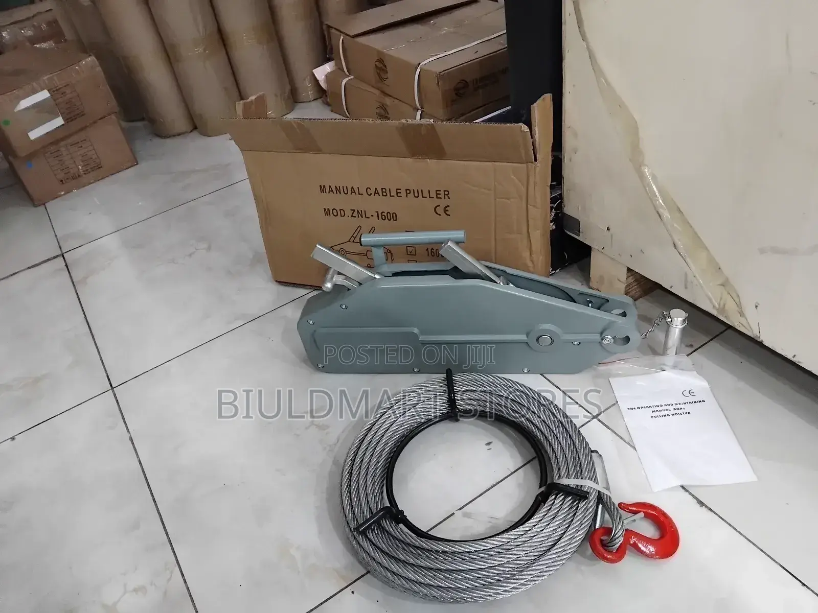 Professional Heavy Duty Manual Pulling Winch for Industrial Use