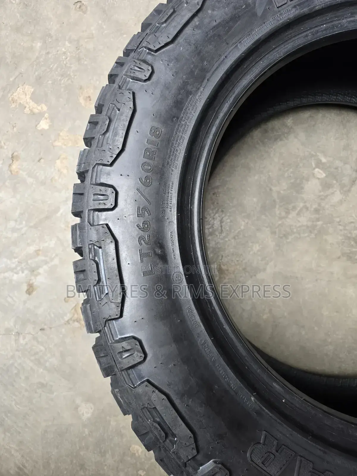 265 /60 R18 Goodyear Tyres (Duratrac)