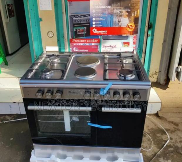 With 2years Warranty. New 60by90 Ramtons 4+2 Cooker - main view