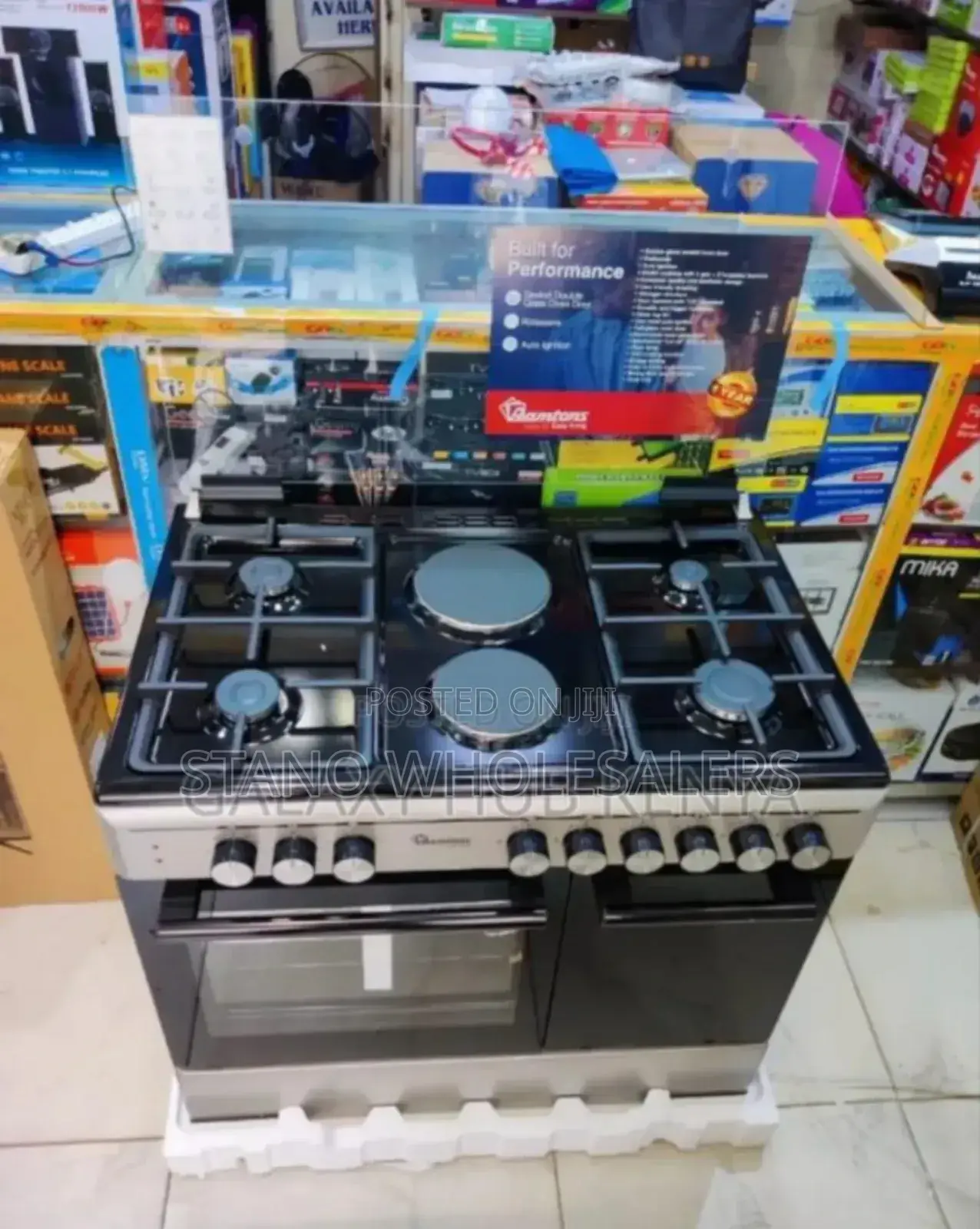 With Black Top. New Arrivals 60by90 Ramtons 4+2 Cooker
