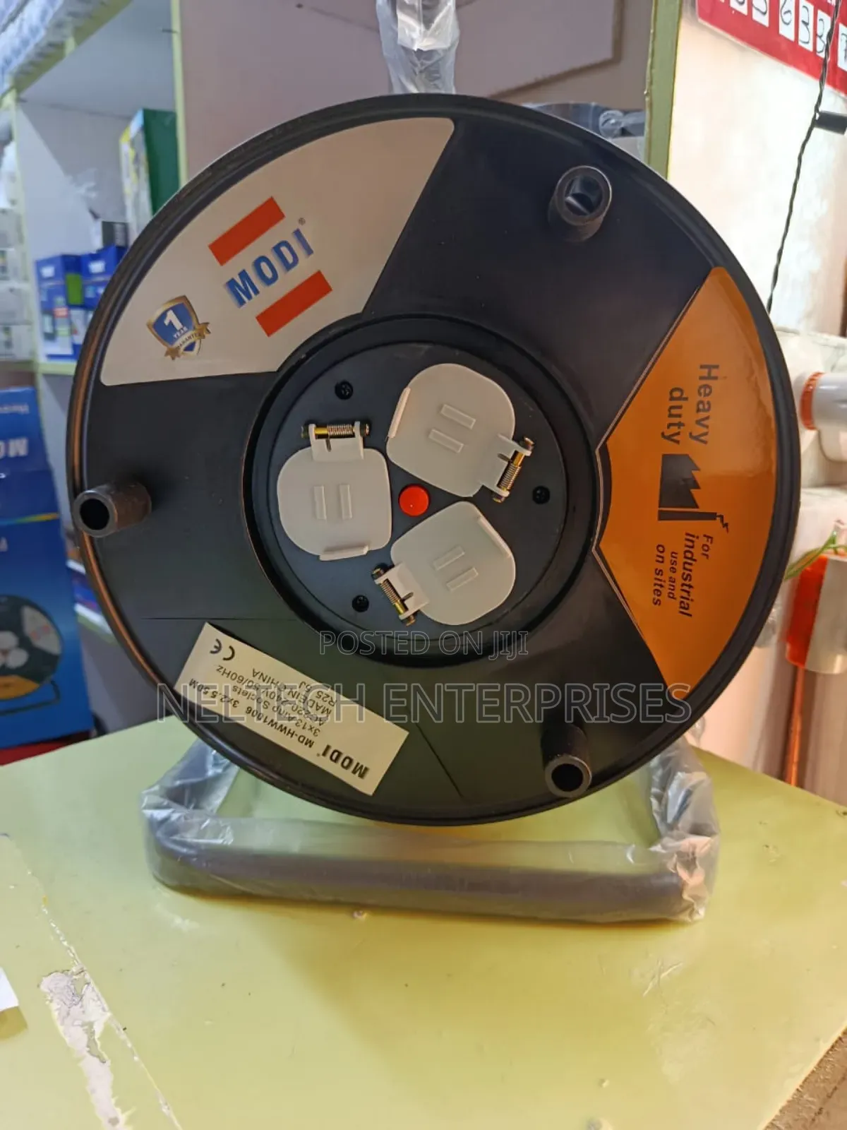 Heavy Duty Extension Reel 2.5 Mm 50 Meters