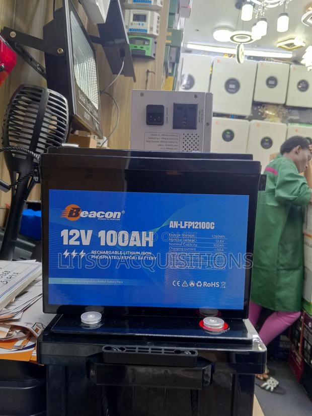 100ah 12v Beacon Energy Lithium Battery – Efficient Durable - main view
