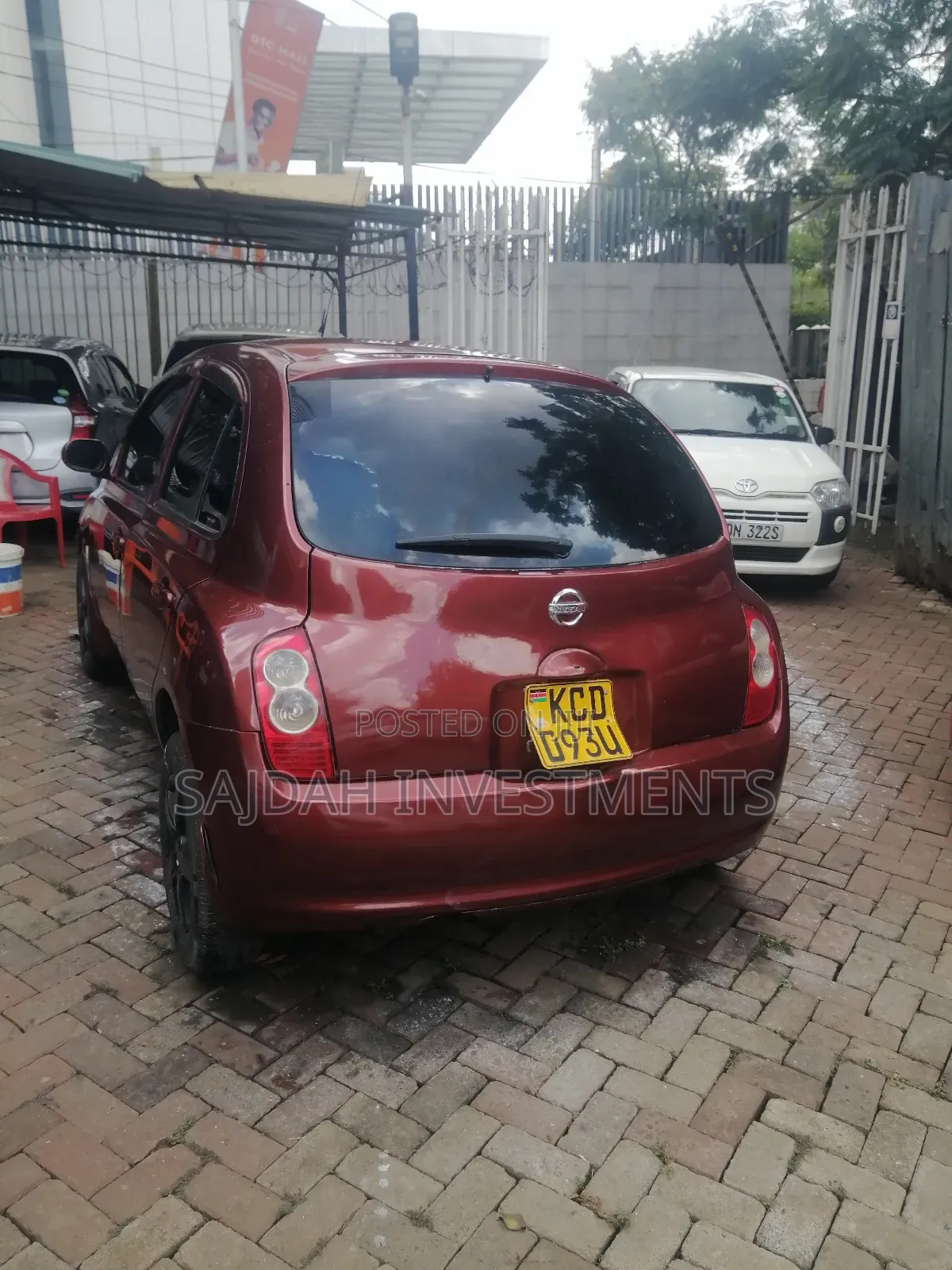 Nissan March 1.2 FWD 2008 Burgundy