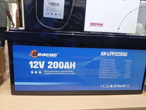 200ah 12v Beacon Energy Lithium Battery – Strong Reliable Backup - main view