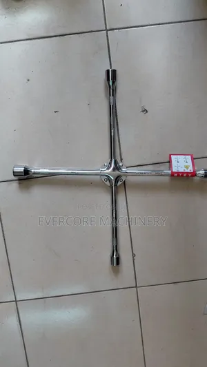 Heavy Duty 4-Way Wheel Spanner 