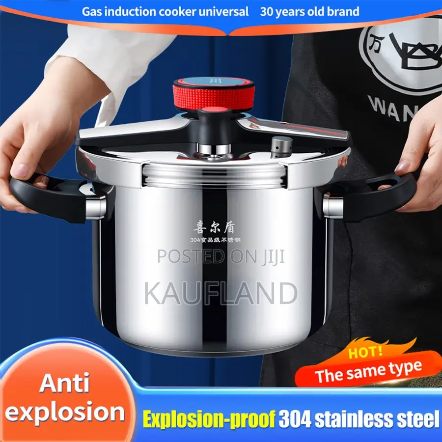 Induction Gas Compatible Safe Pressure Cooker 6l