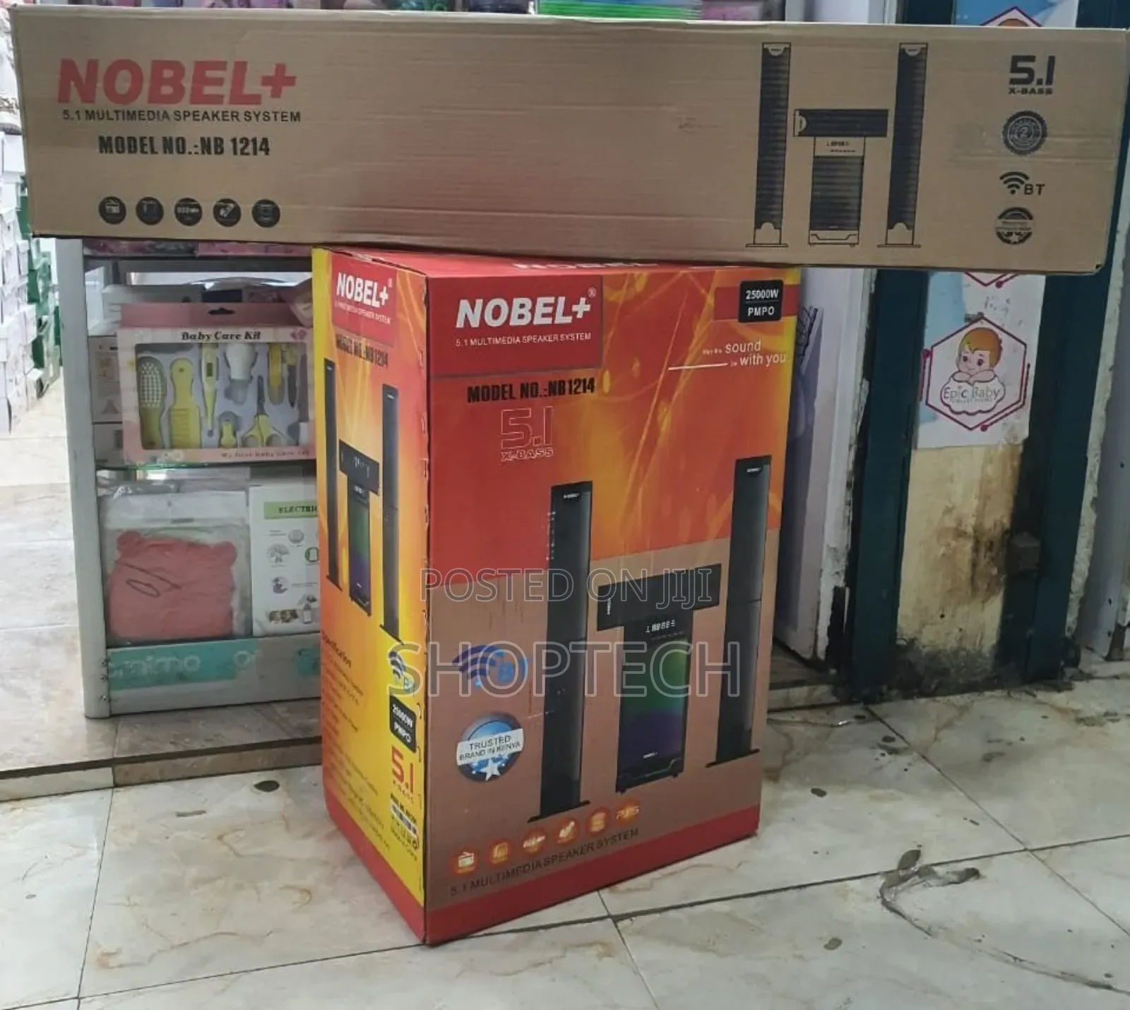 Nobel Nb-1214 5.1ch High Tech Multimedia Sound System Bt/Fm/Usb