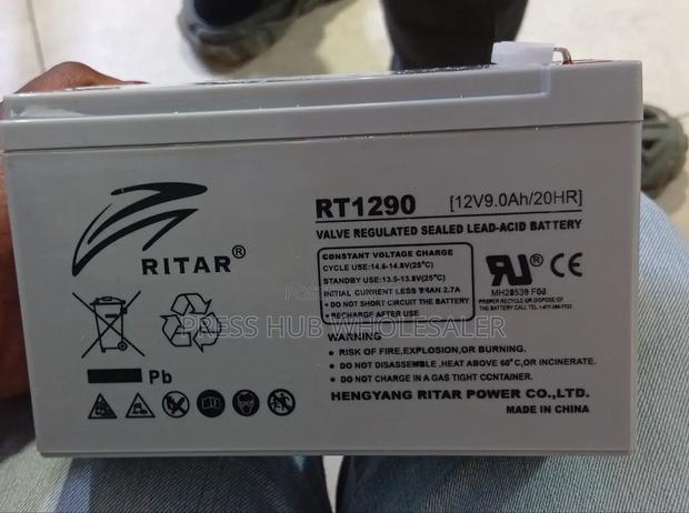 Ritar Rt1290 Valve Regulated Sealed Lead-Acid Battery.* 
