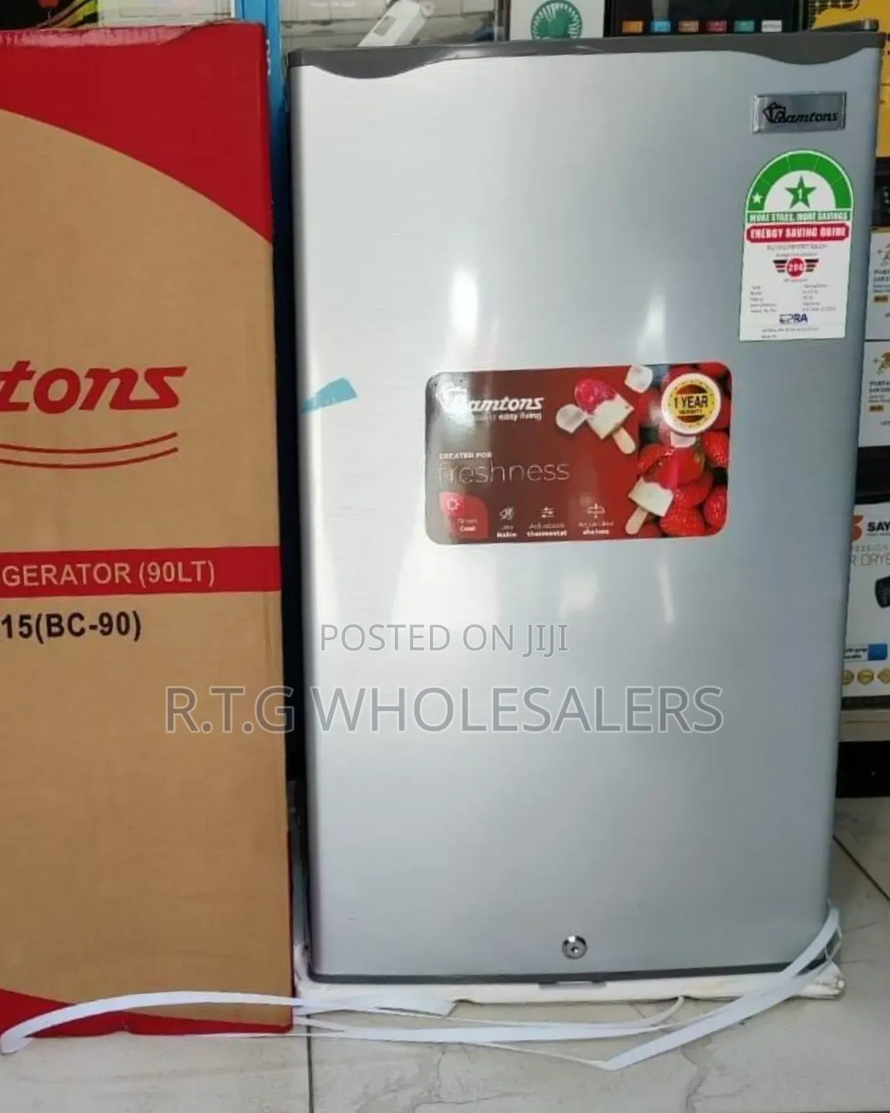 90l Ramtons Single Door Refrigerator – Compact Reliable
Product