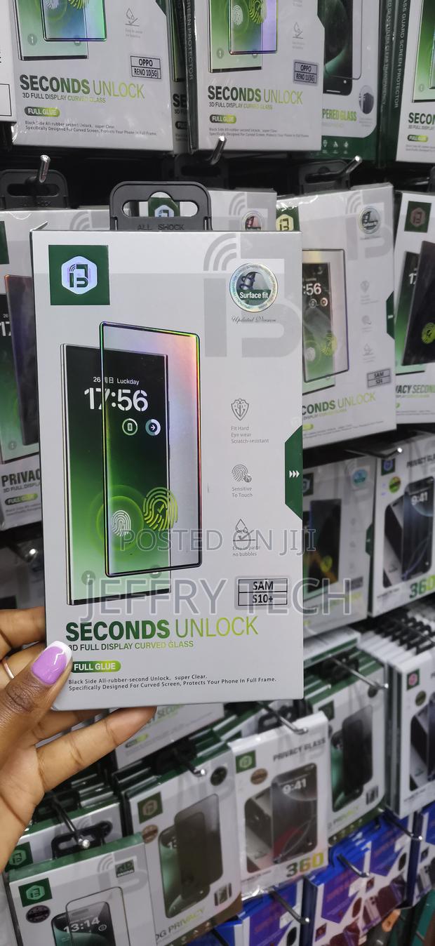 Daker Privacy Glass Screen Protector for Samsung Galaxy S10 Plus - main view