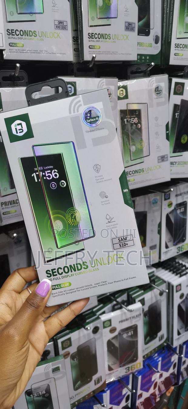 Daker Privacy Glass Screen Protector for Samsung Galaxy S10 Plus - thumbnail 2