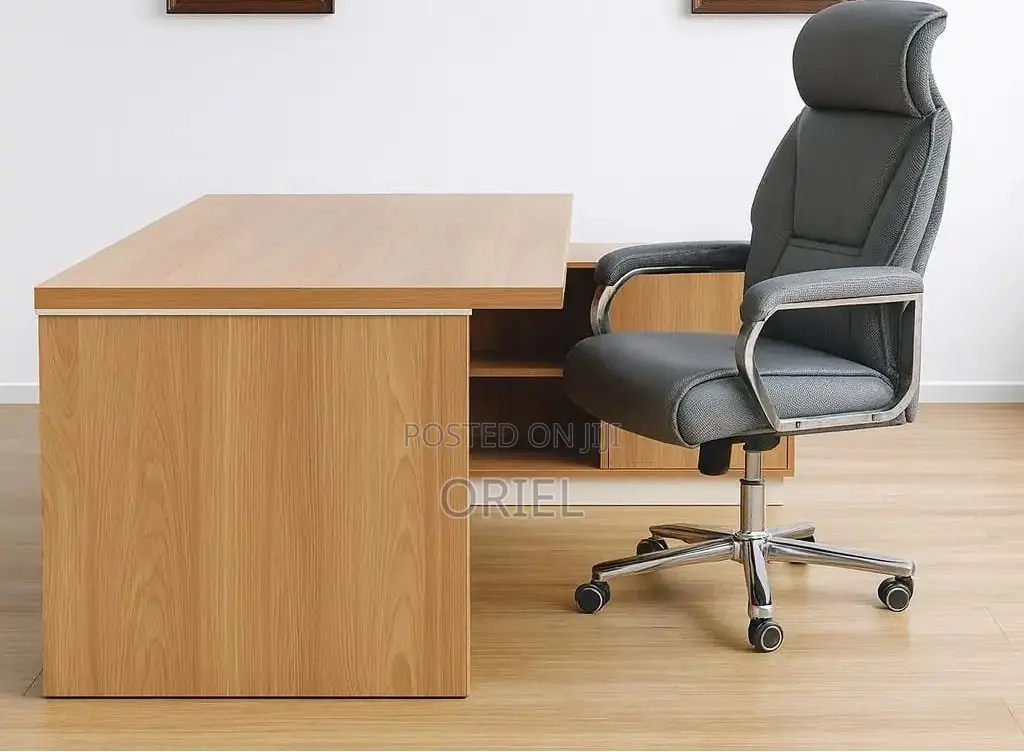 Office Desk : 1.6m L-Shaped Office Executive Desk