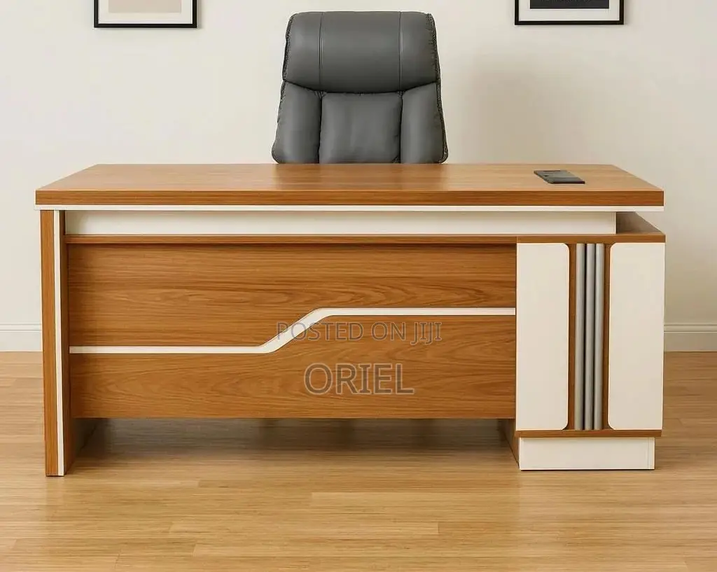 Office Desk : 1.6m L-Shaped Office Executive Desk