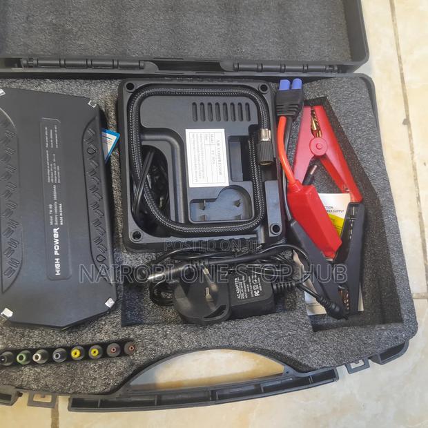 Portable Car Jumpstarter Kit With Air Compressor - main view