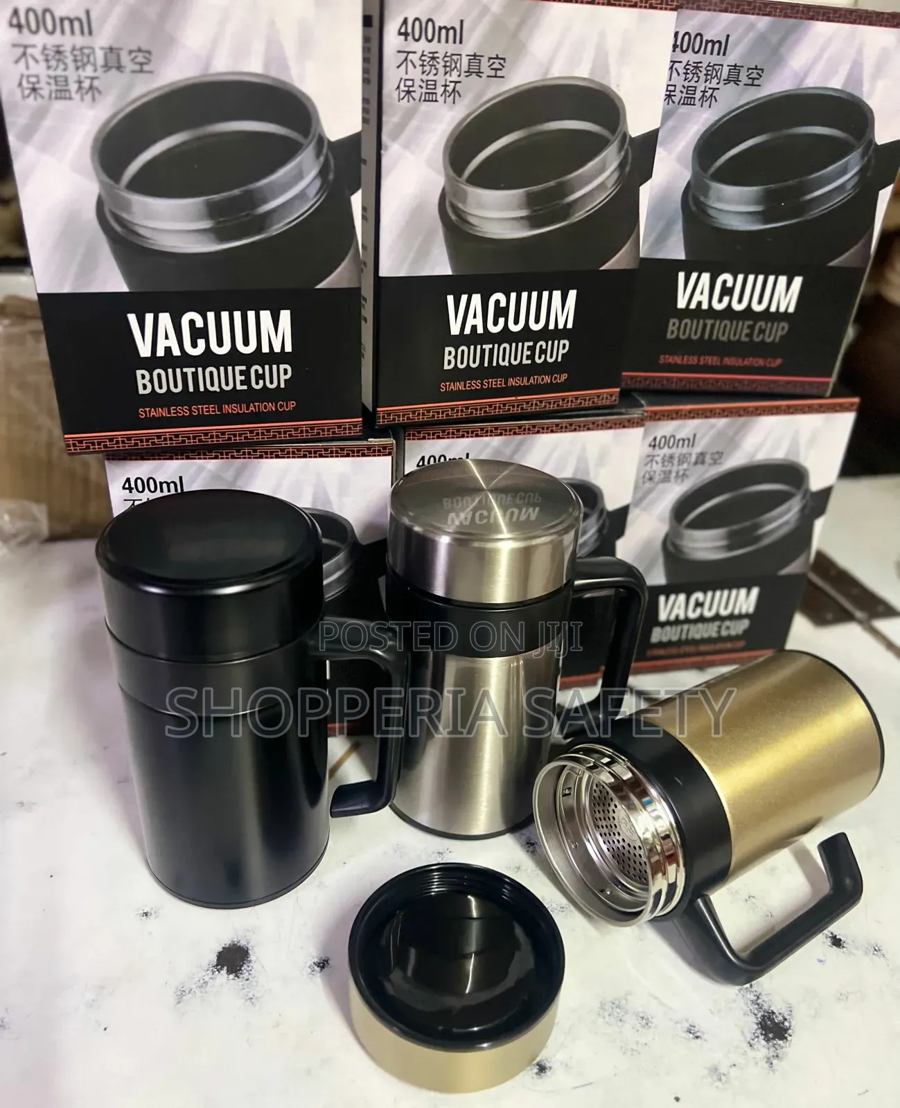 Metallic Insulated Vacuum Cup 500ml