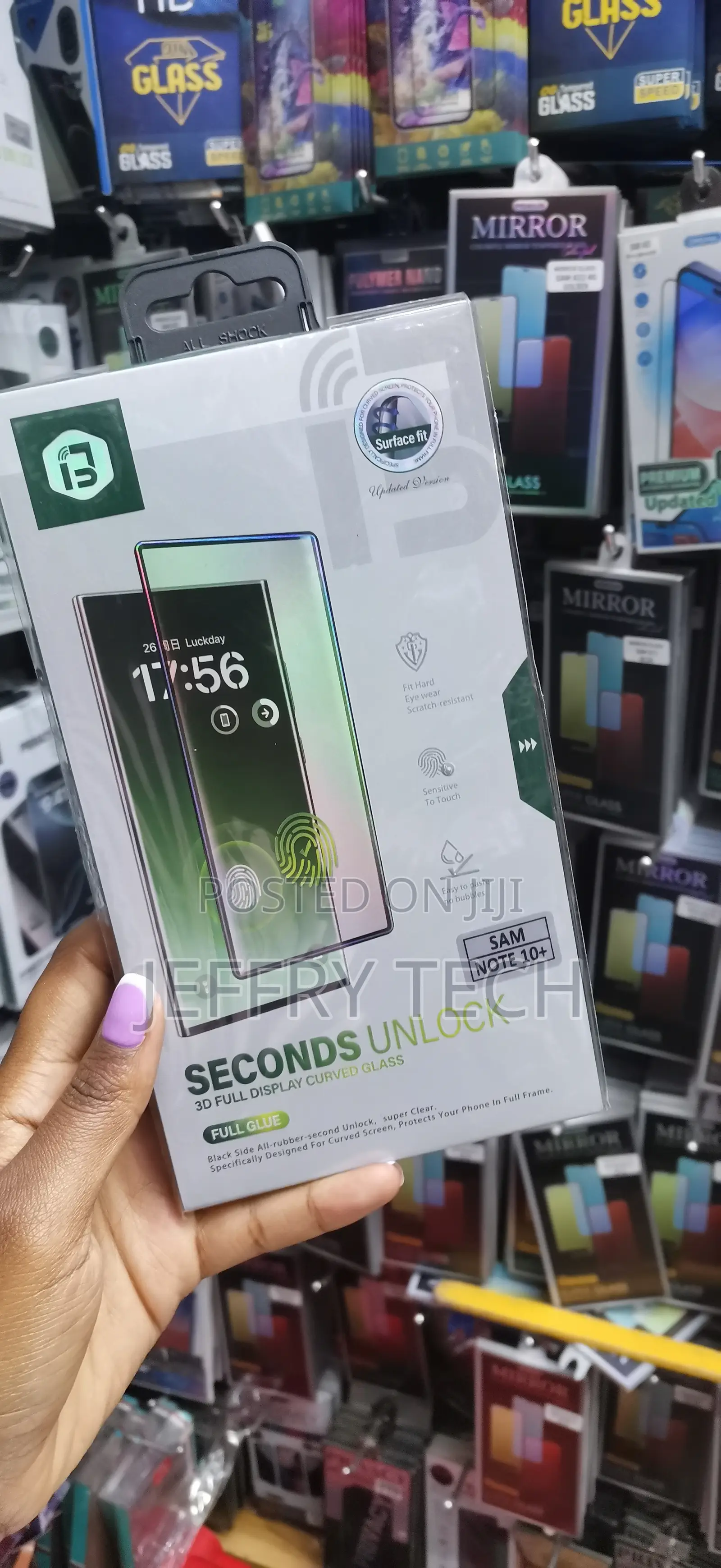 Xaruk Samsung Note 10 Plus Full Glue Glass Screen Protector