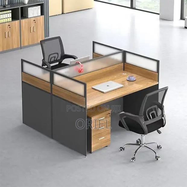 Office Workstation : 2-Way Cubicle Office Workstation - thumbnail 5