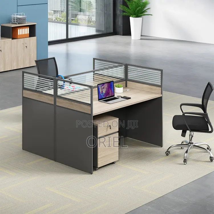 Office Workstation : 2-Way Cubicle Office Workstation