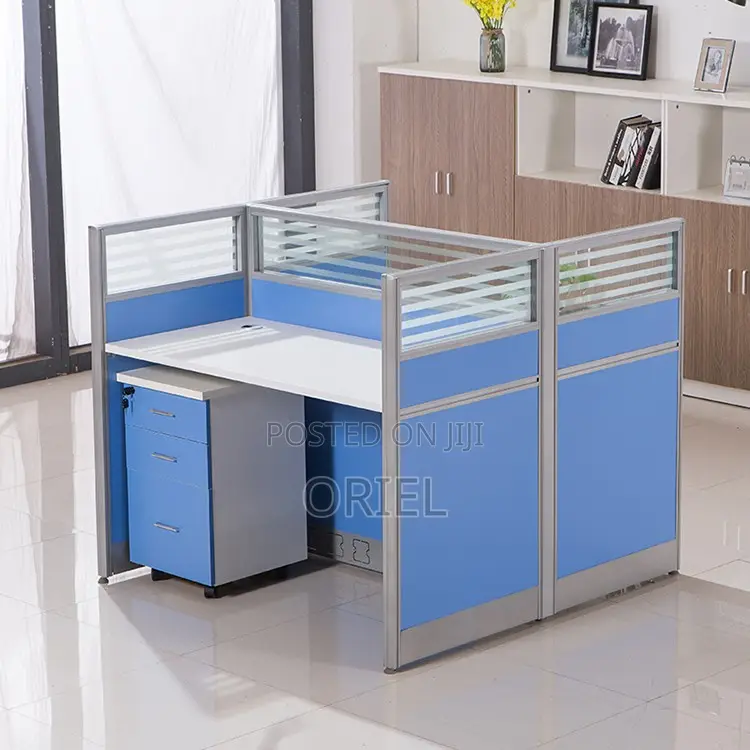 Office Workstation : 2-Way Cubicle Office Workstation