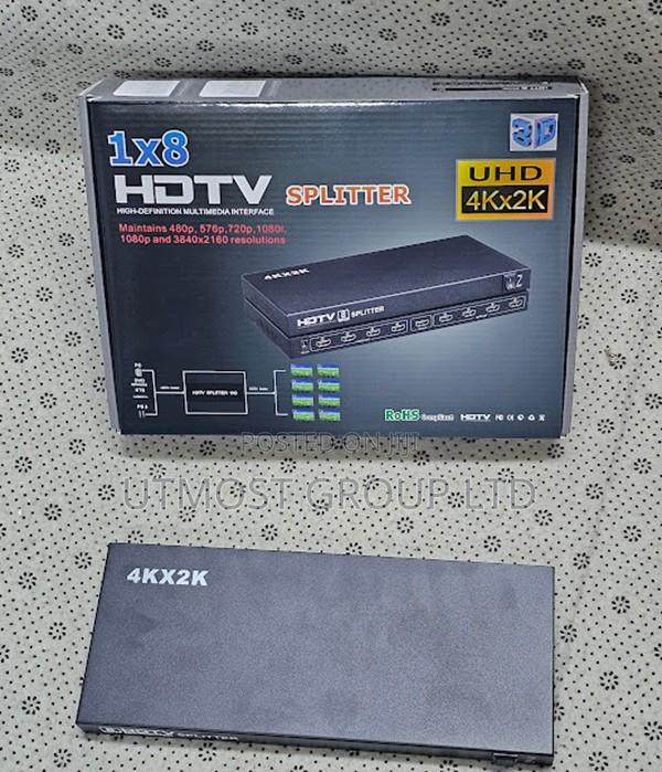 Hdmi 1x8 Splitter 8 Screen Signal Hub