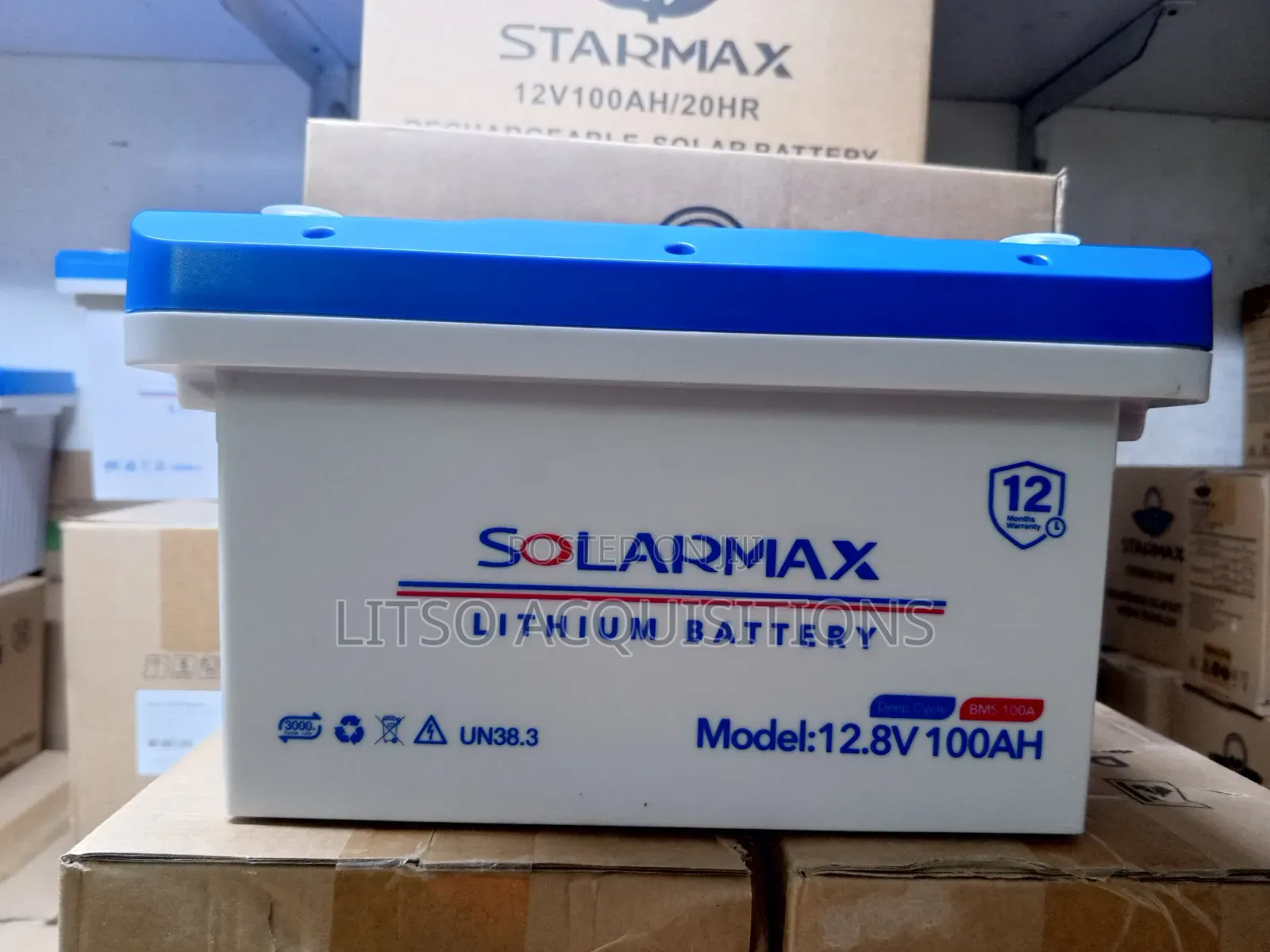 100ah Solarmax Lithium Battery 12v – Compact Powerful