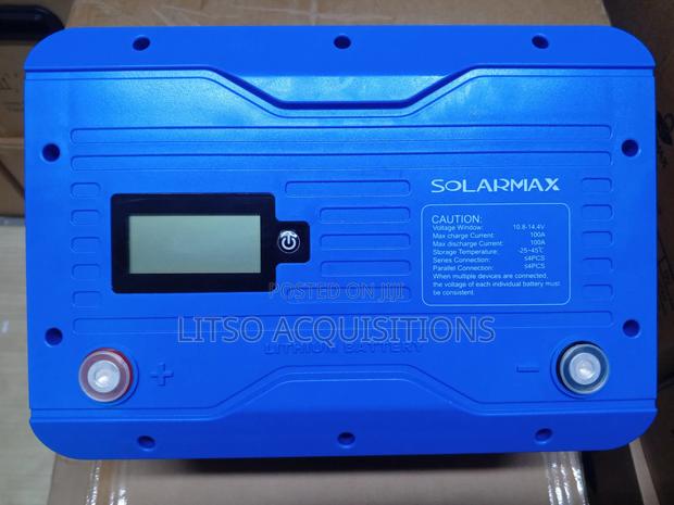 100ah Solarmax Lithium Battery 12v – Compact Powerful - thumbnail 3