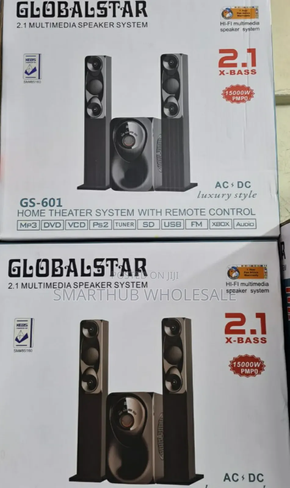 *Globalstar 601 Tall Boy Home Theatre System
*