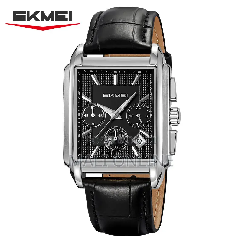 Skmei Chronograph Gents Watch 2339 Leather Strap Men's Watch
