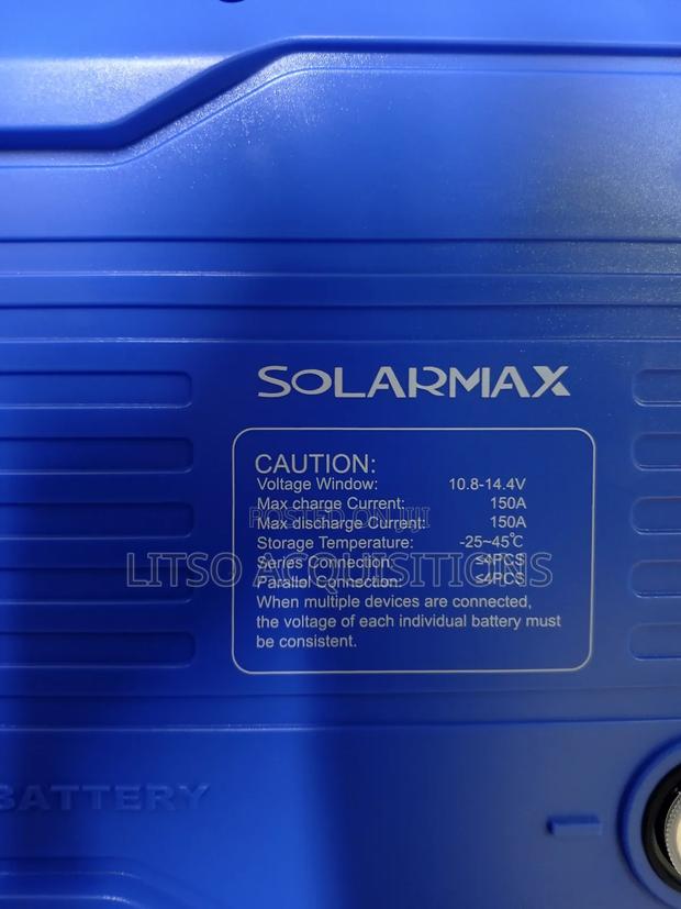 300ah Solarmax Lithium Battery – Long Life Powerful Performance - thumbnail 4